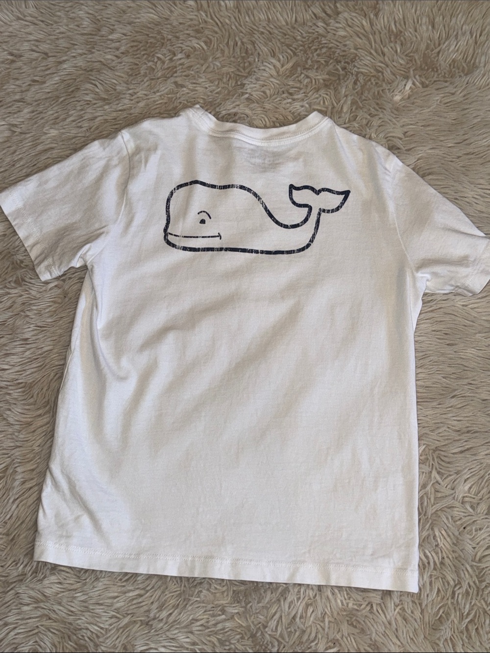 🐳 White Kids Whale Graphic Tee size 7